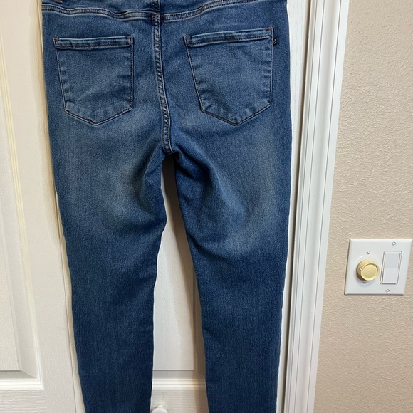 Tahari Indigo Blue Denim Pants - Picture 2 of 4